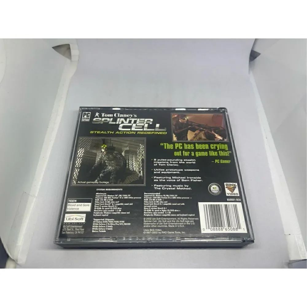 Tom Clancy’s Splinter Cell for PC Tom Clancy